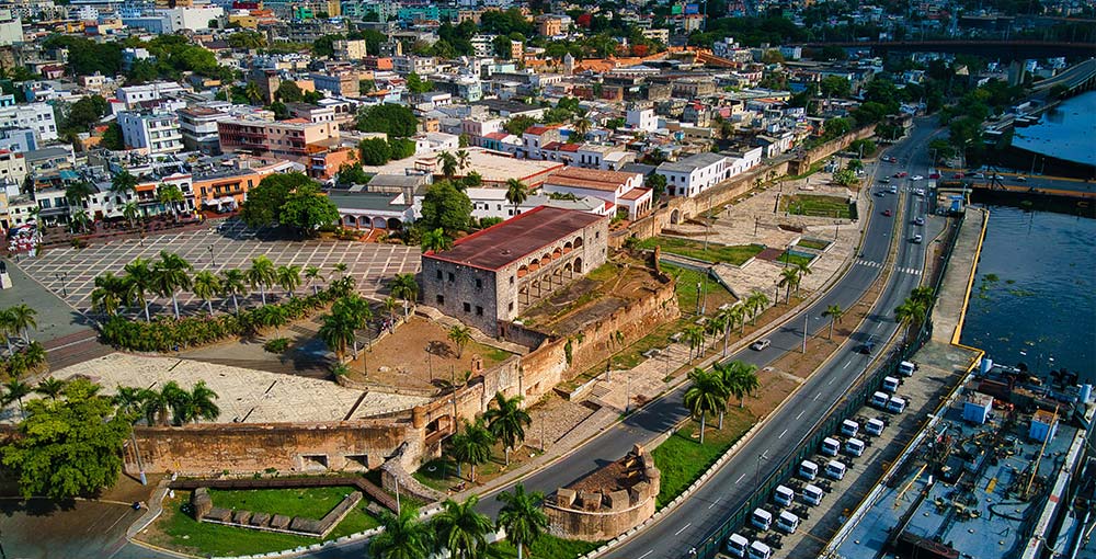 Aerial photo of Santo Domingo