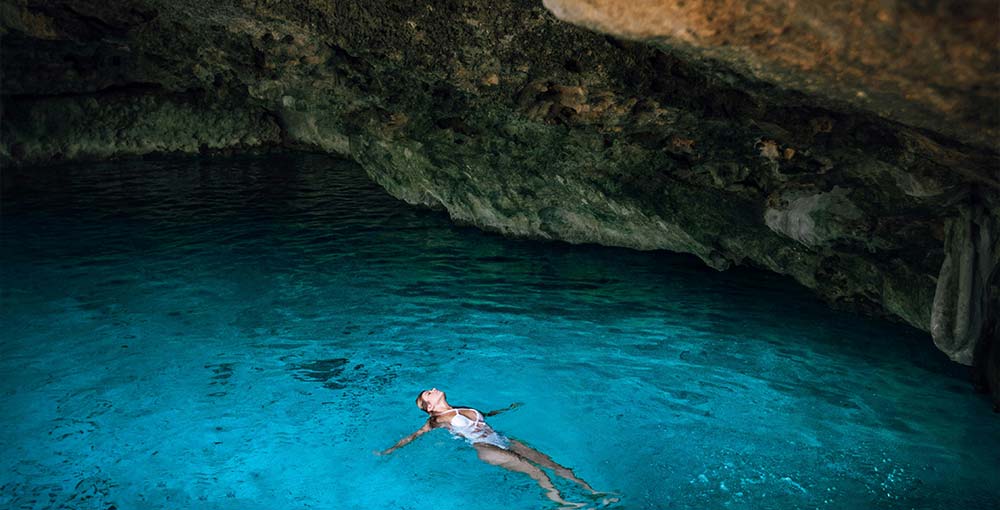 Cave diving at Scape Park