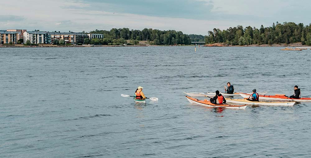 people having water fun at Teijo National Park