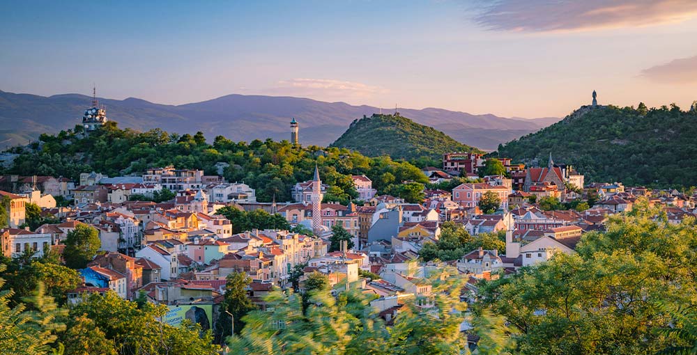 Image of a town in Bulgaria