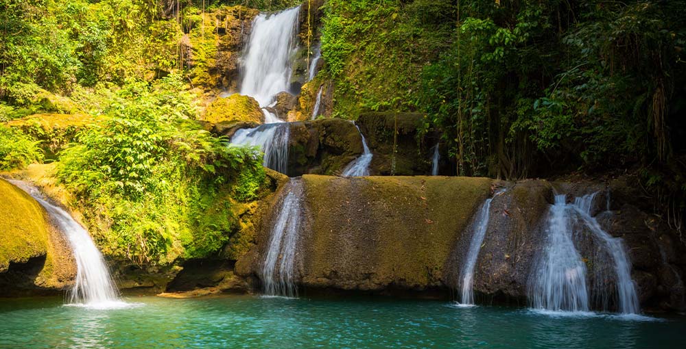 a photo of Mayfield Falls in Jamaica