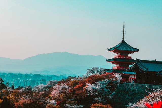 O itinerário de Kyoto explora o coração da capital antiga do Japão