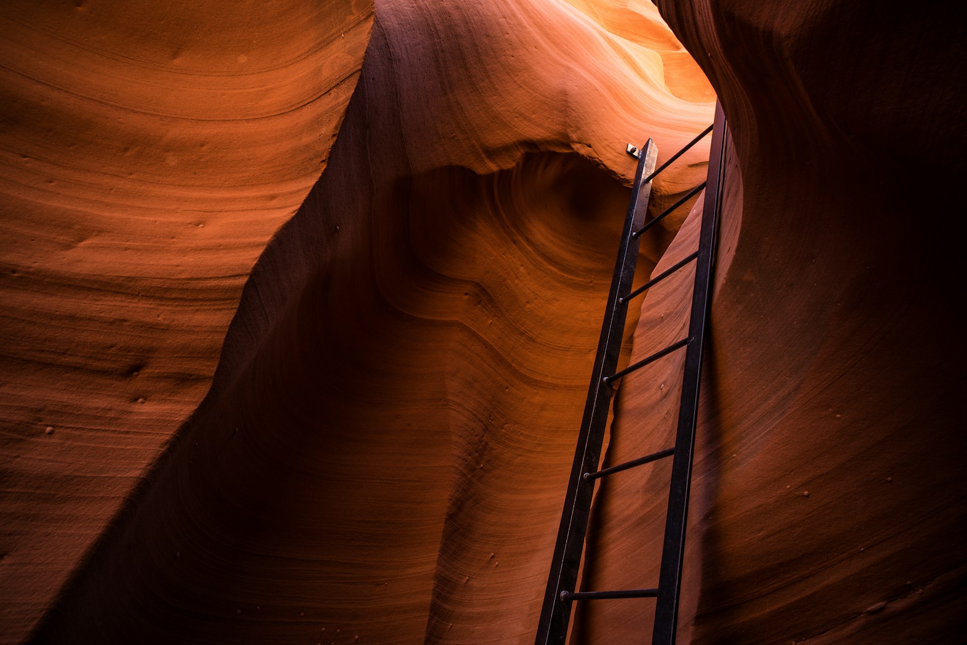 Antelope Canyon light beams